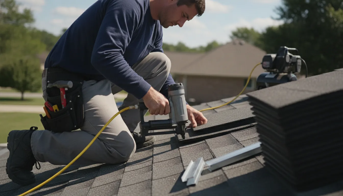 Roofing in Cushing